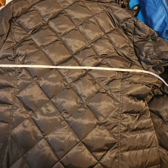 Kenneth Cole Reaction Down Coat Chocolate Brown - Picture 6 of 11